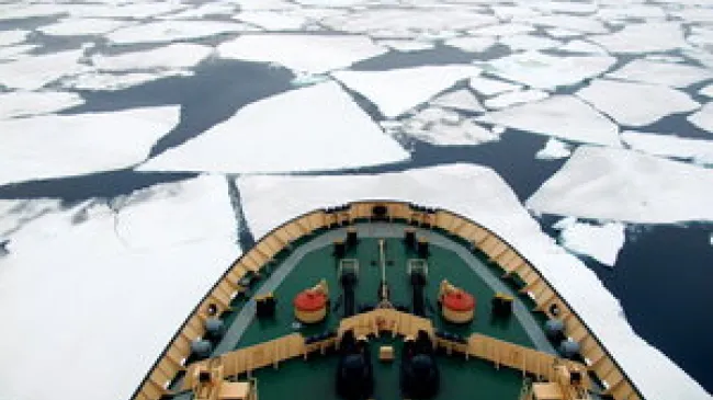 Ice breaking ship
